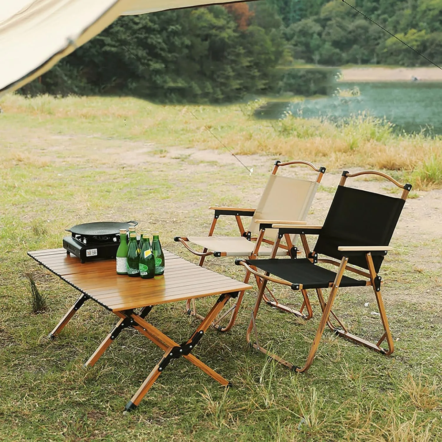 BK&MF Folding Outdoor Camping Chair,Comfortable Portable Beach Camp Chair Durable Reclining Folding Chair Beach Camp Chair for Outdoor Yard Porch,F,78x51x50cm(31x20x20inch)