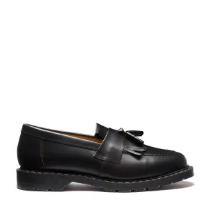 Black Fine Grain Tassel Loafer