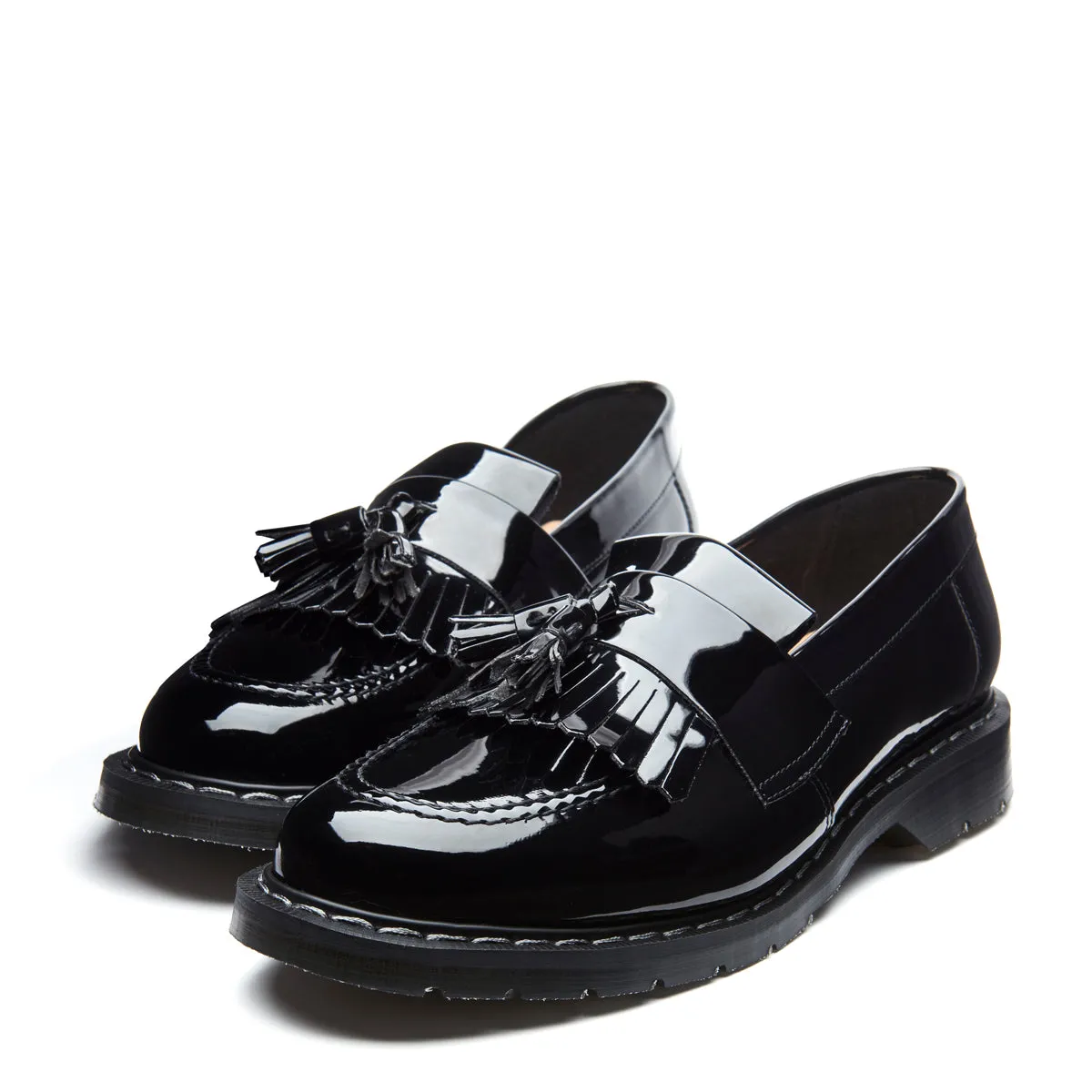 Black Patent Tassel Loafer