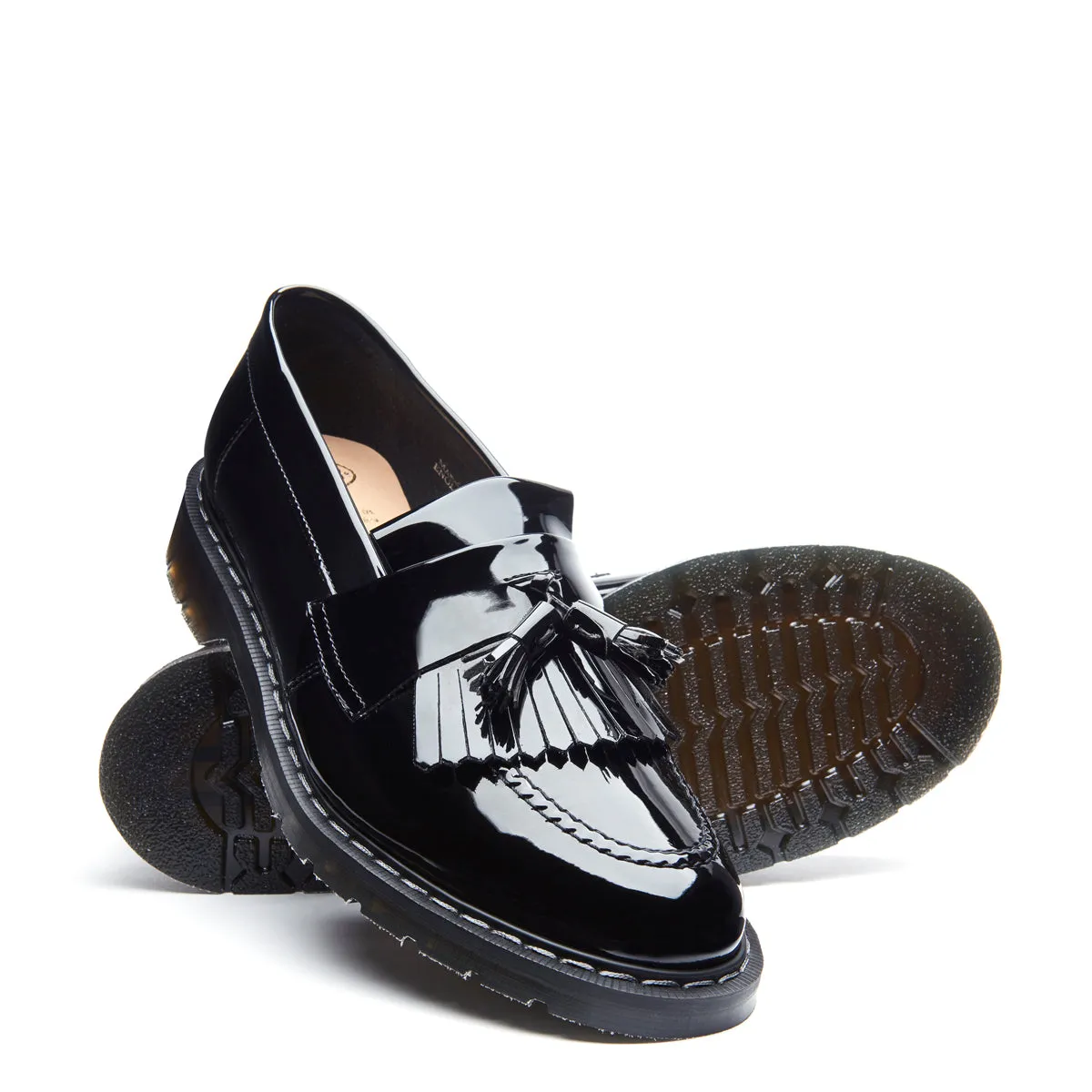 Black Patent Tassel Loafer