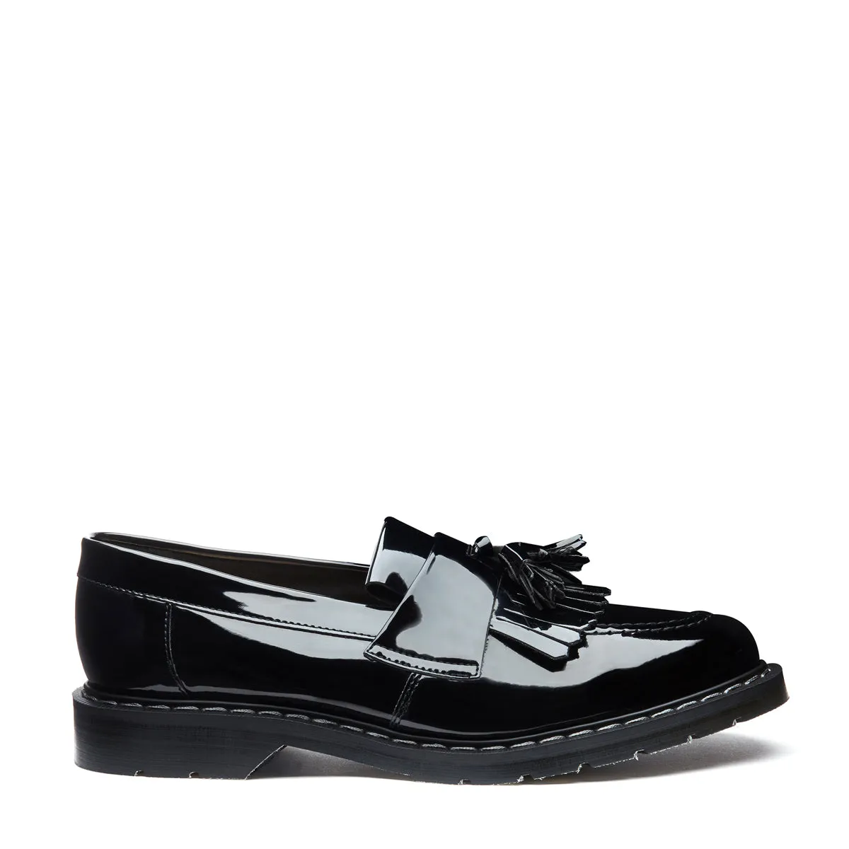 Black Patent Tassel Loafer
