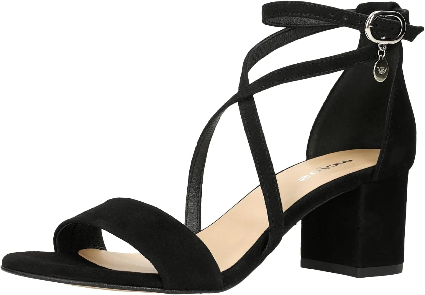 Black Women's Sandals, Comfortable Summer Women's Shoes, Chic Women's Sandals, Summer Sandals with Block Heel