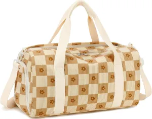 BLUBOON Duffle Bag Girls Kids Cute Gym Bag with Shoes Compartment & Wet Separation Waterproof Sports Overnight Travel Bag
