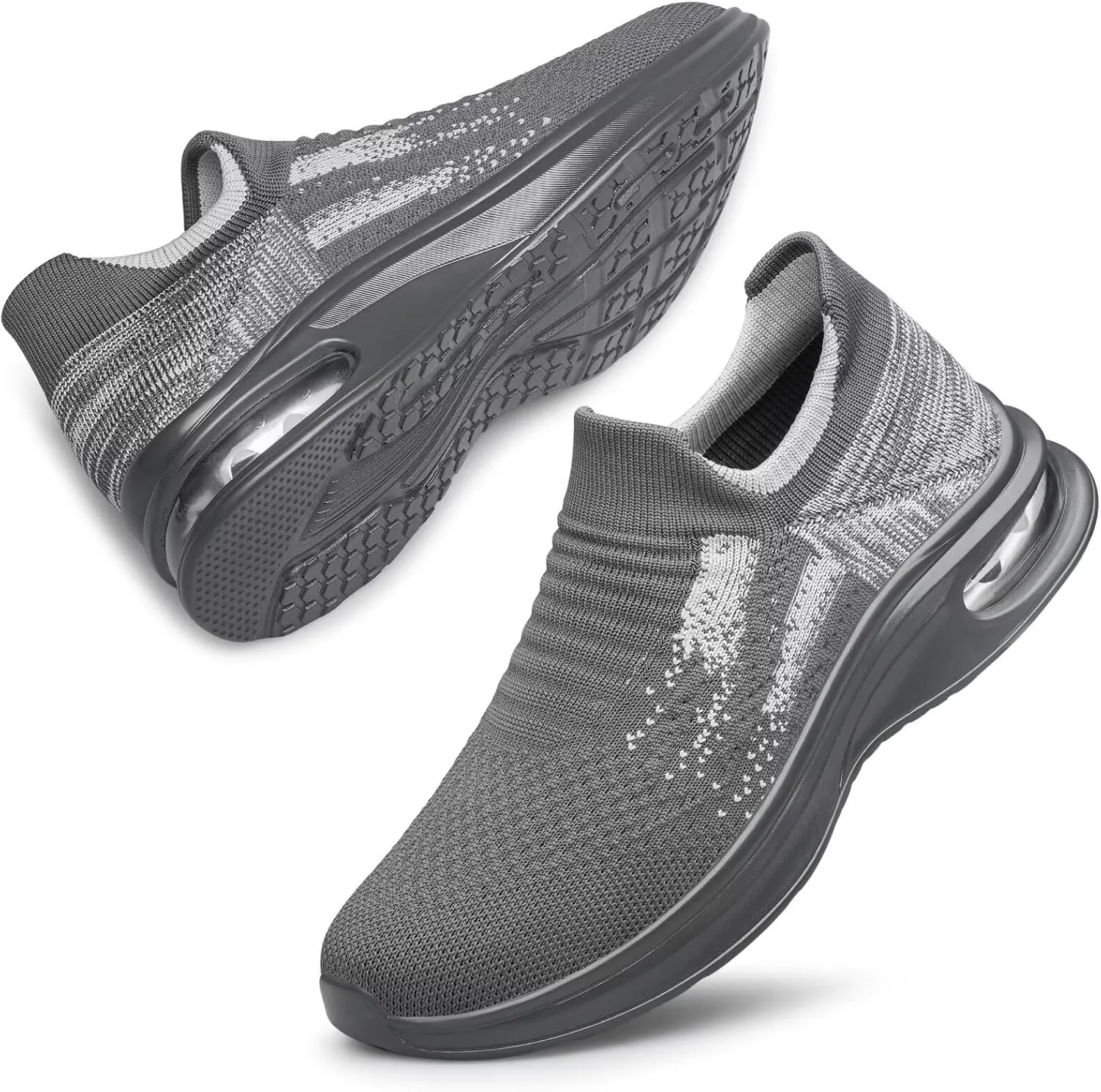 BNR Mens Flat Shoes Barefoot Sock Sneakers Casual Lightweight Comfortable Air Cushion Support