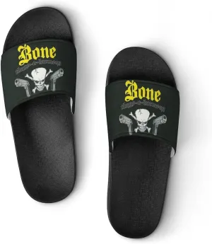 Bone Band Thugs Music N Rap Harmony PVC Home Slippers Womans Mens Slipper Non Slip Lightweight Open Toe Outdoor Breathable Shoes Quick Drying Sandal