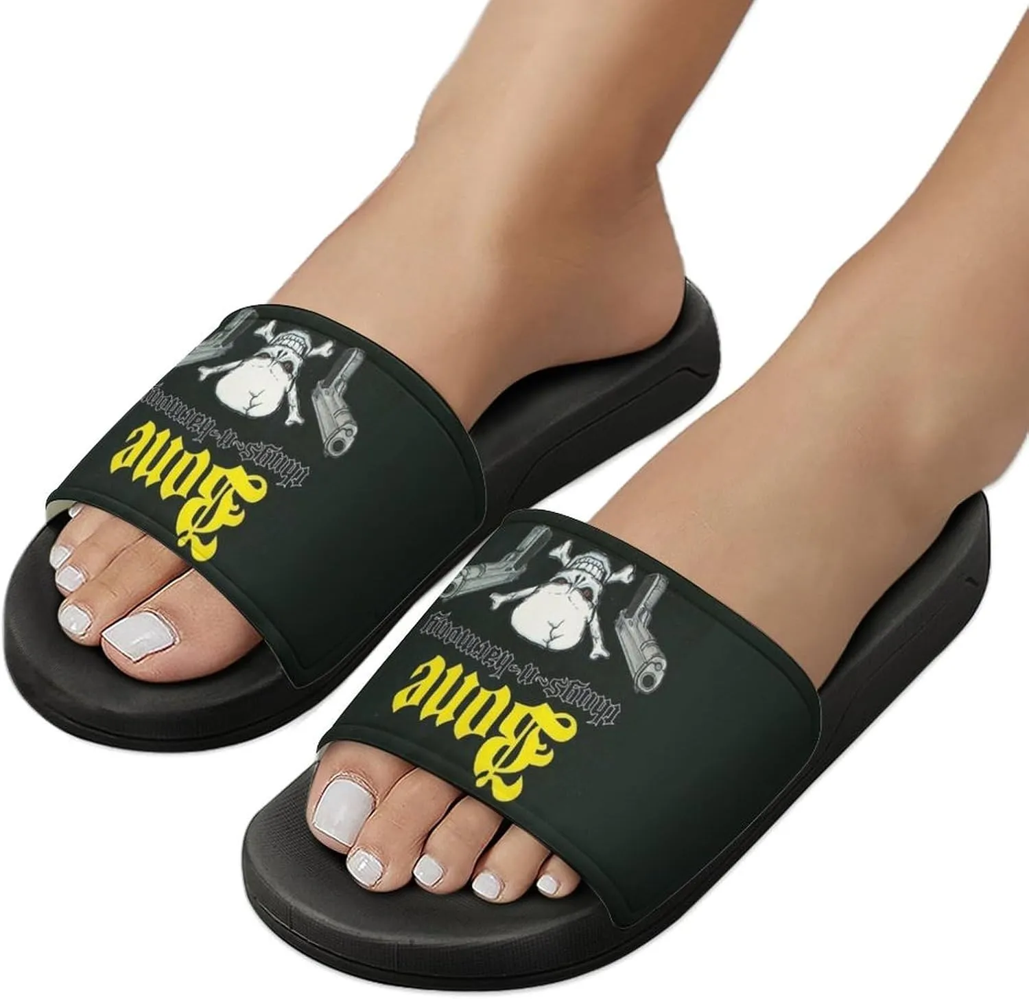 Bone Band Thugs Music N Rap Harmony PVC Home Slippers Womans Mens Slipper Non Slip Lightweight Open Toe Outdoor Breathable Shoes Quick Drying Sandal