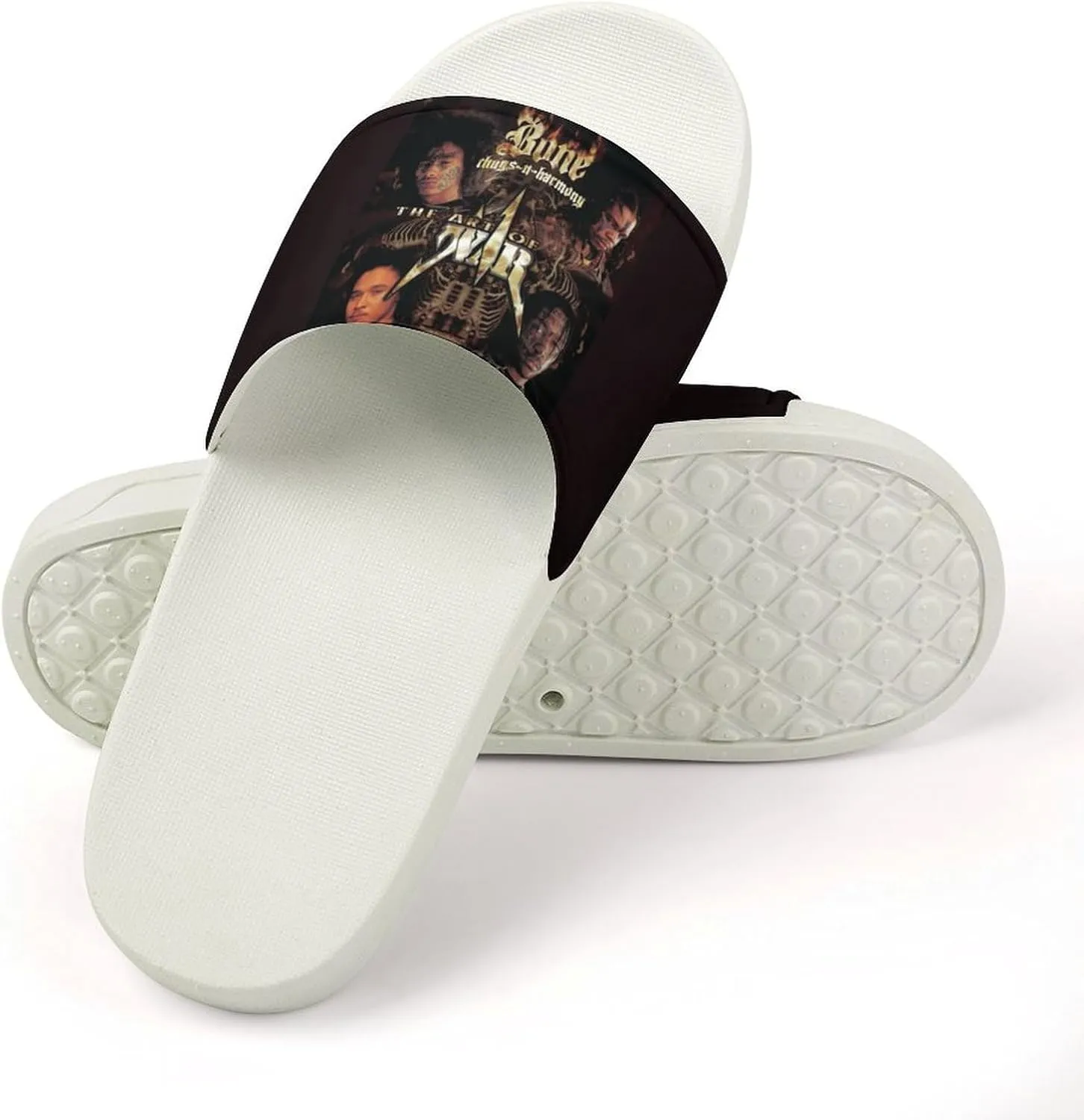 Bone Band Thugs Music N Rap Harmony PVC Home Slippers Womens Men Slipper Non Slip Lightweight Open Toe House Breathable Shoes Quick Drying Sandal