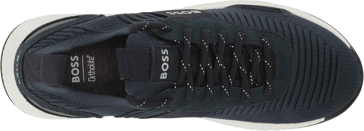 BOSS Men's Mesh Mix Running Sneakers