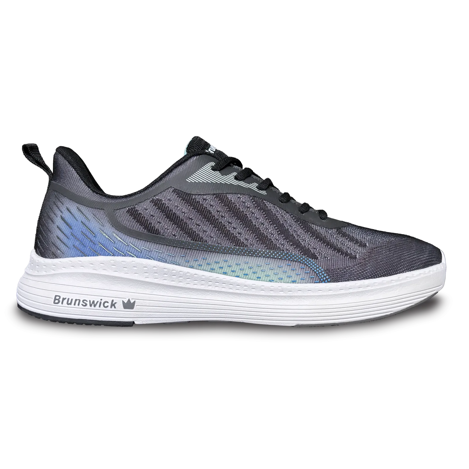 Brunswick Prism Black Mens Universal Bowling Shoes