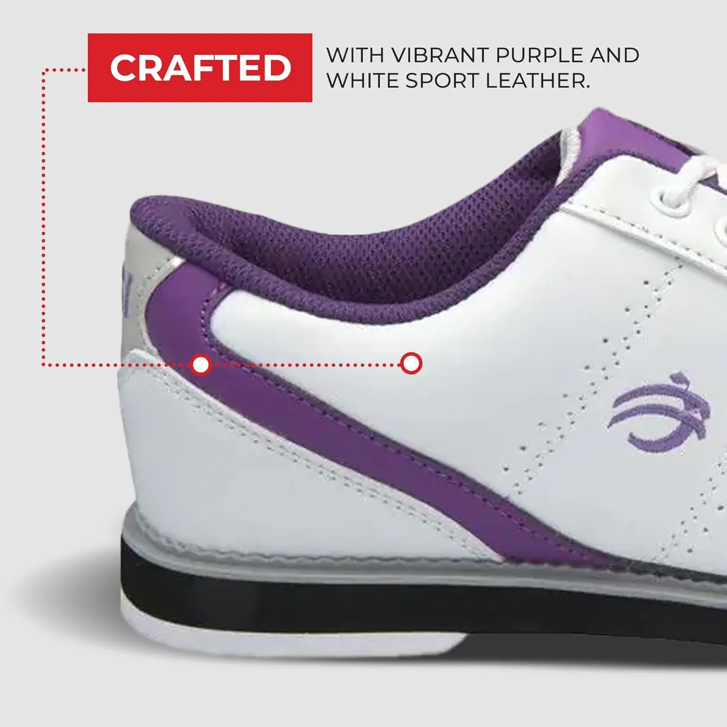BSI Women's 460 Classic Bowling Shoe - Lightweight Shoes with Cushioned Support for Women