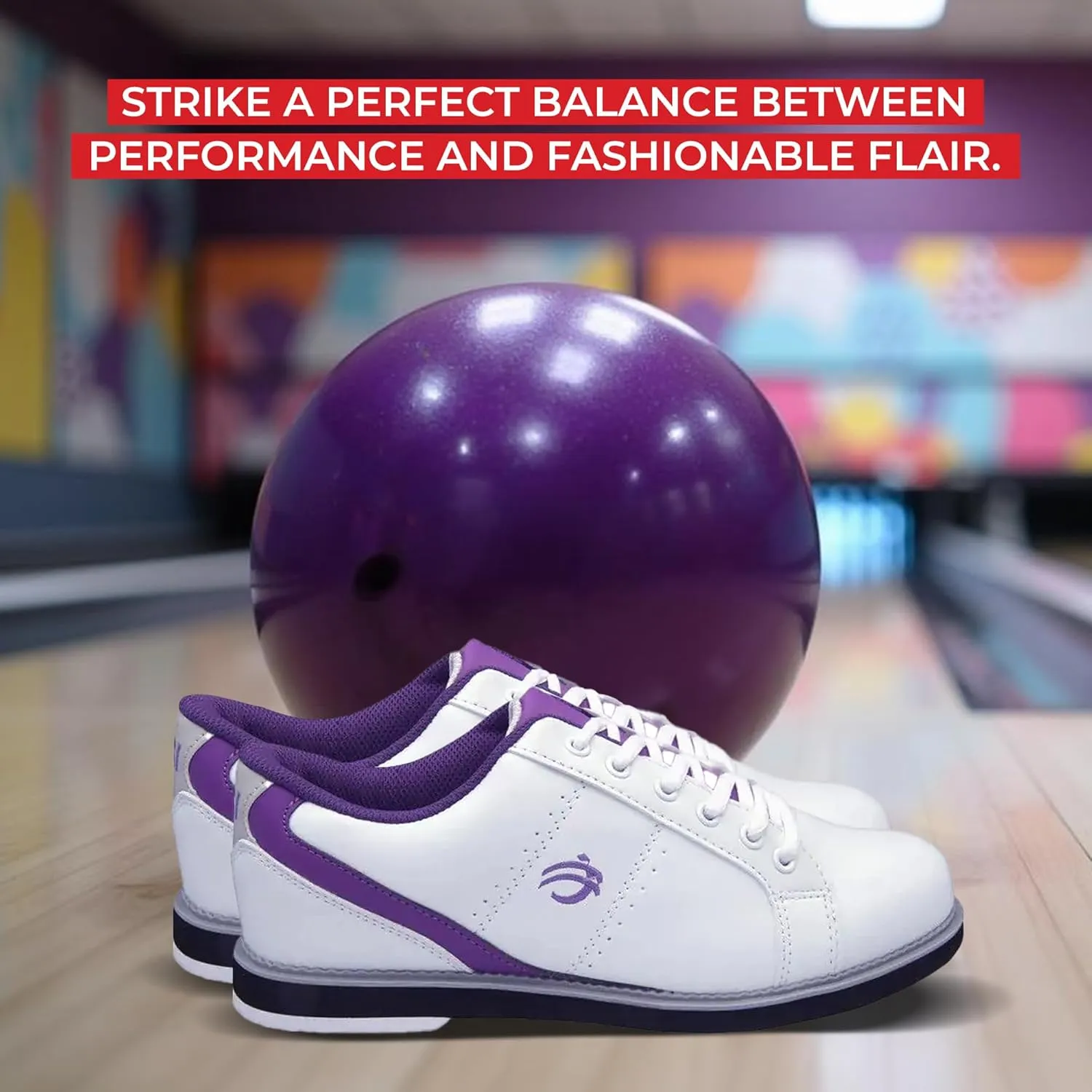 BSI Women's 460 Classic Bowling Shoe - Lightweight Shoes with Cushioned Support for Women