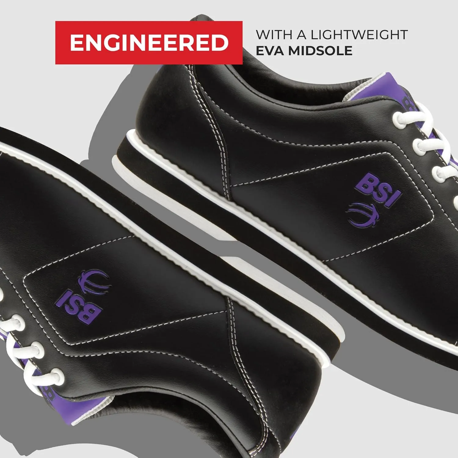 BSI Women's 460 Classic Bowling Shoe - Lightweight Shoes with Cushioned Support for Women