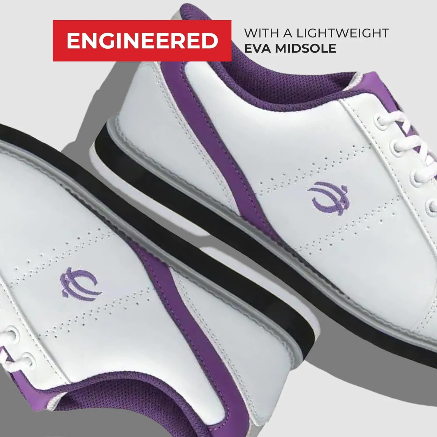 BSI Women's 460 Classic Bowling Shoe - Lightweight Shoes with Cushioned Support for Women