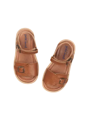 Buckle Sandal - Cognac