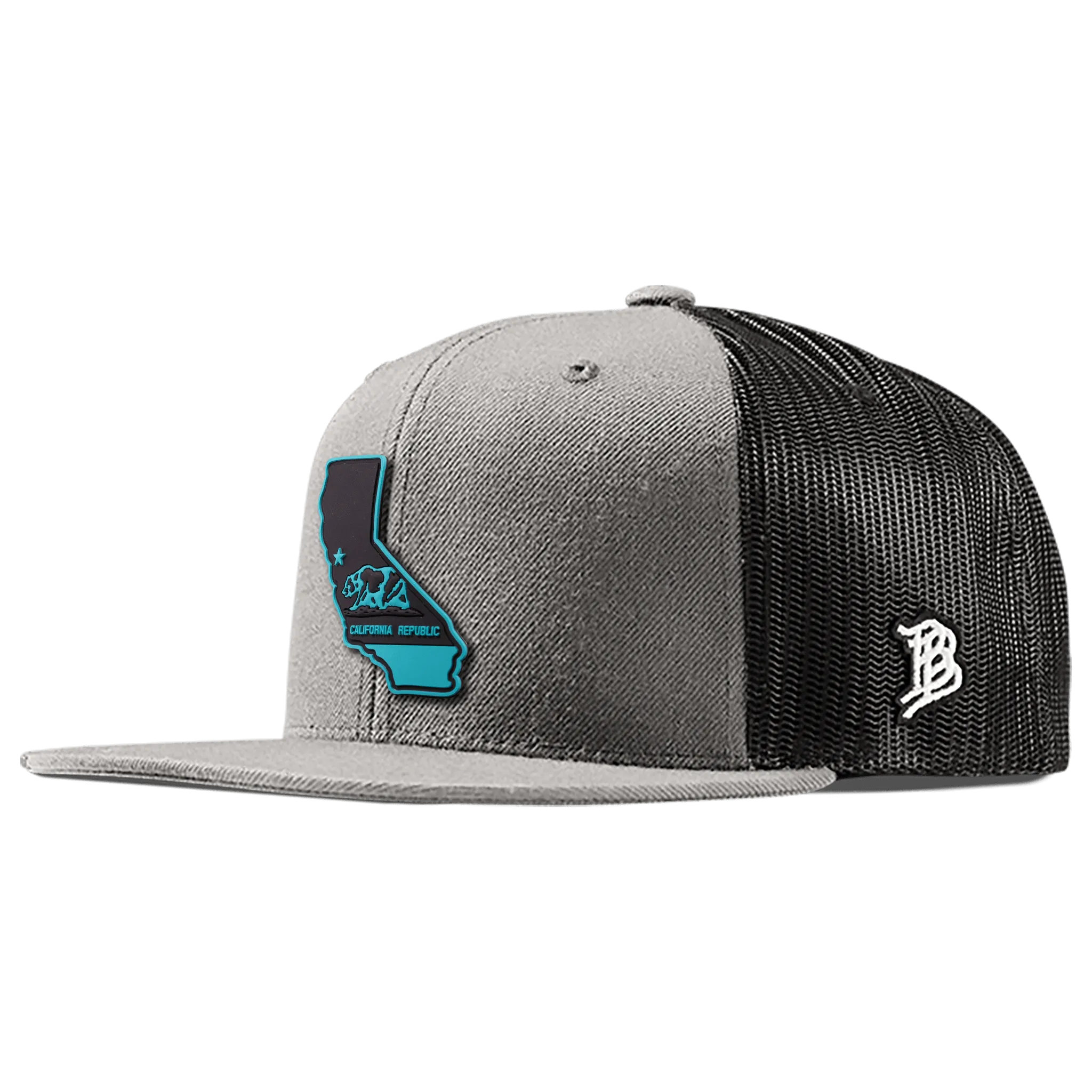 California Turquoise Flat Trucker
