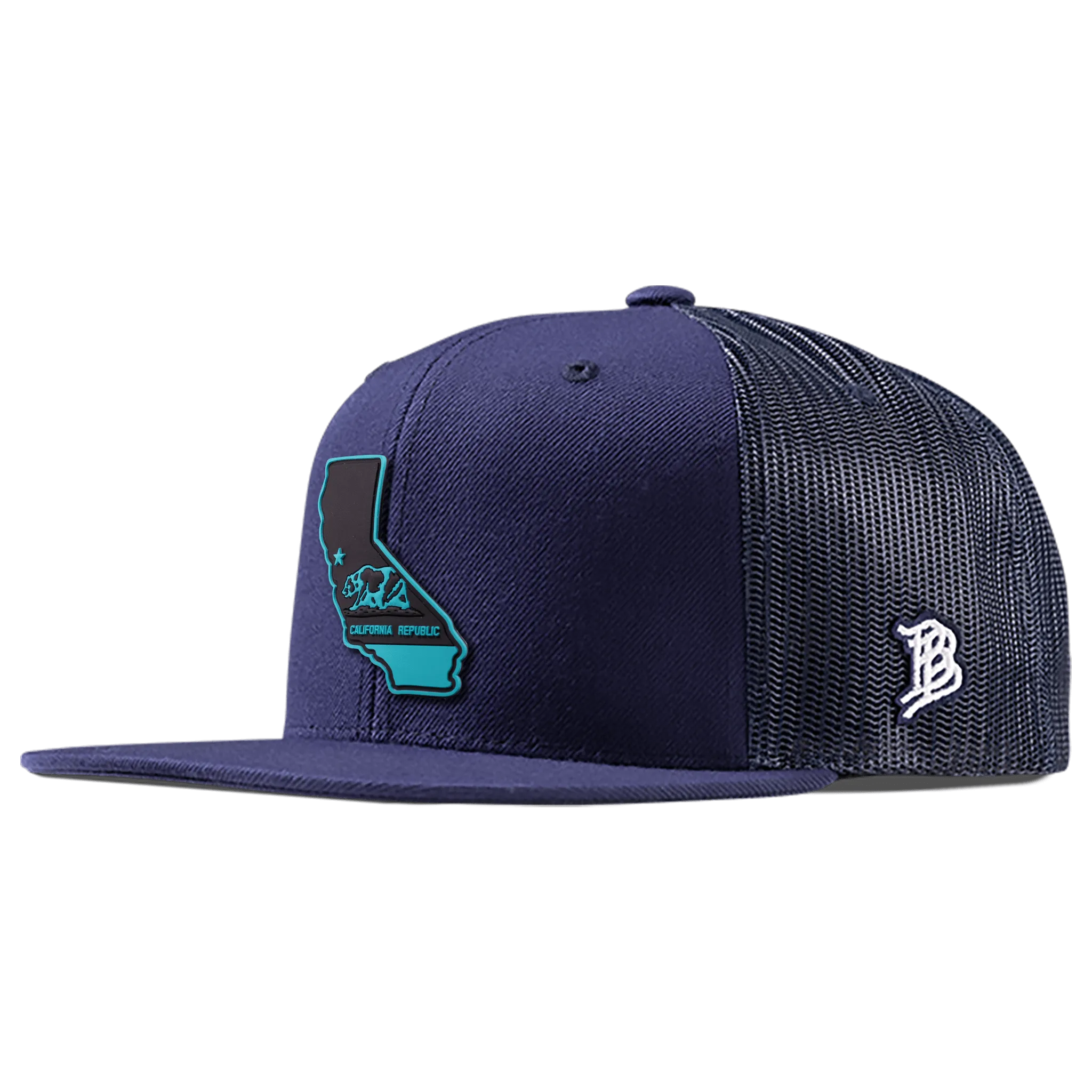California Turquoise Flat Trucker