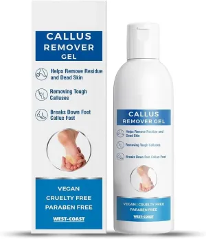 Callus Remover for Feet | Callus Remover Gel | Feet Dead Skin Remover | Foot Cream for Cracked Heels | Foot Cleaner for Dead Skin | With Urea, Coconut Oil & Aloe Vera | For Men & Women