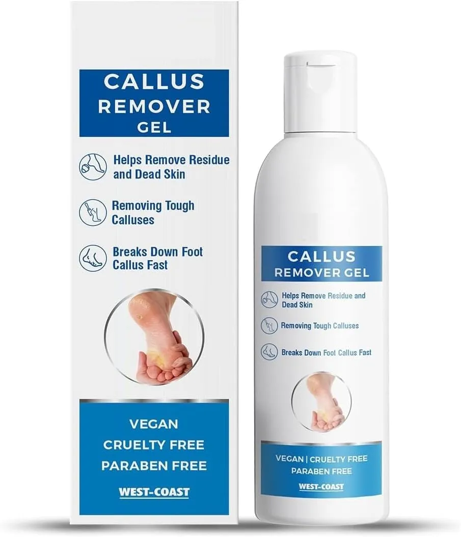 Callus Remover for Feet | Callus Remover Gel | Feet Dead Skin Remover | Foot Cream for Cracked Heels | Foot Cleaner for Dead Skin | With Urea, Coconut Oil & Aloe Vera | For Men & Women