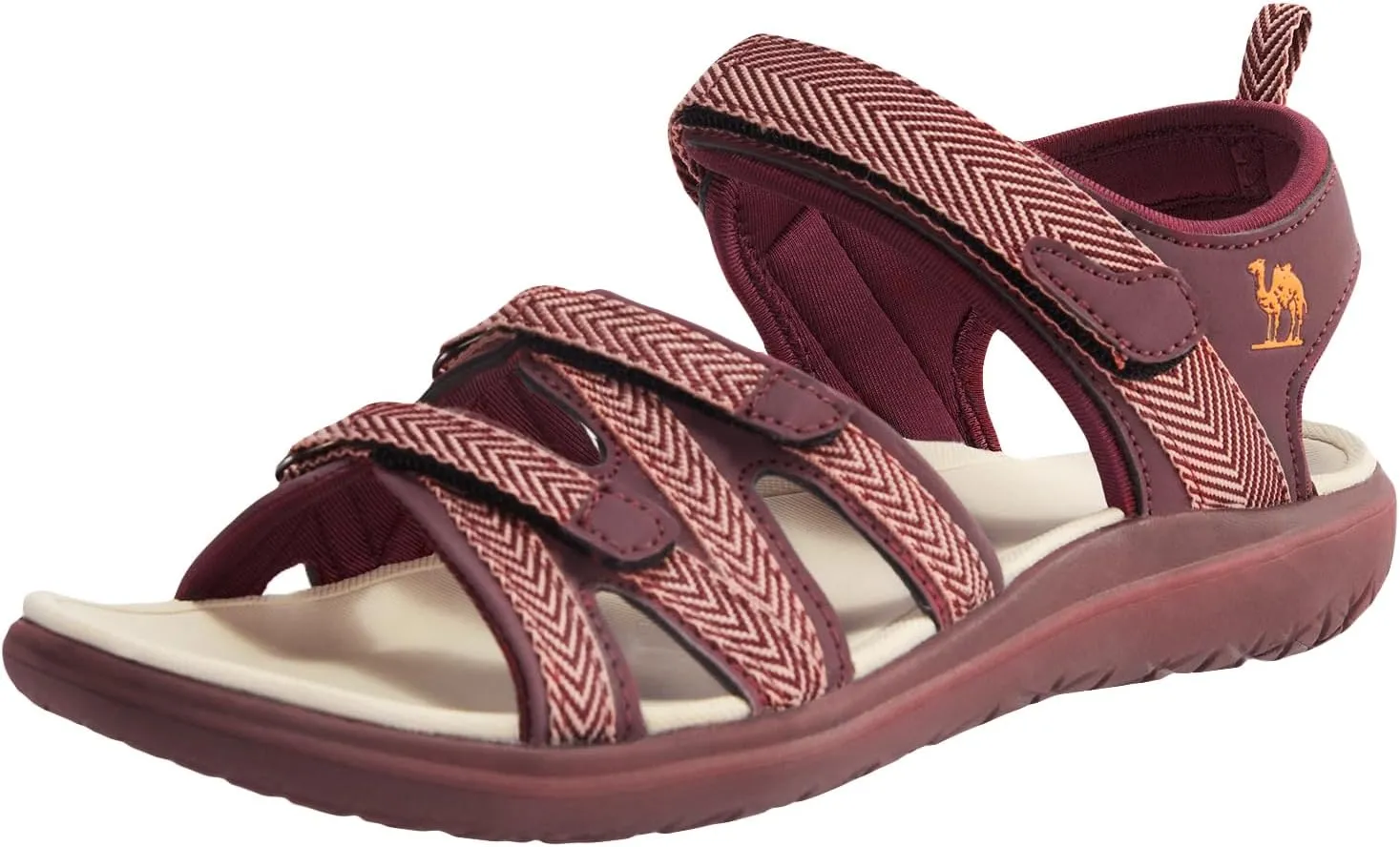 CAMEL CROWN Hiking Sandals for Women Strappy Water Sandals Comfortable Lightweight Walking Sandal for Outdoor Sport
