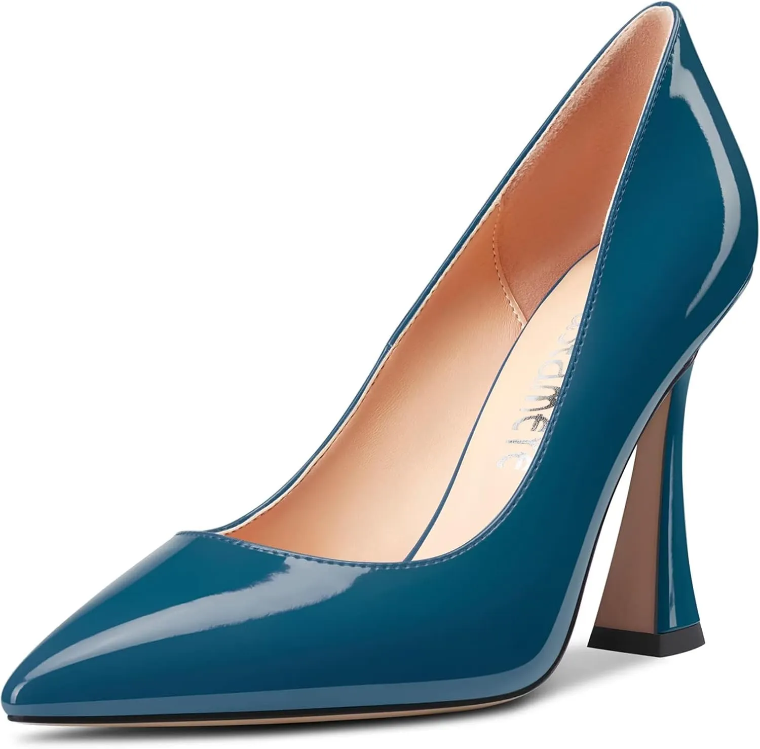 Castamere Women Stiletto High Heel Pointed Toe Slip-on Pumps Sexy Dress Classic 3.9 Inches Heels