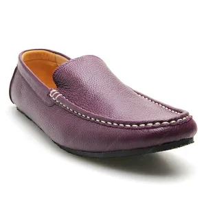 Casualist Leather Loafer Wrinkle Soft Purple Passion