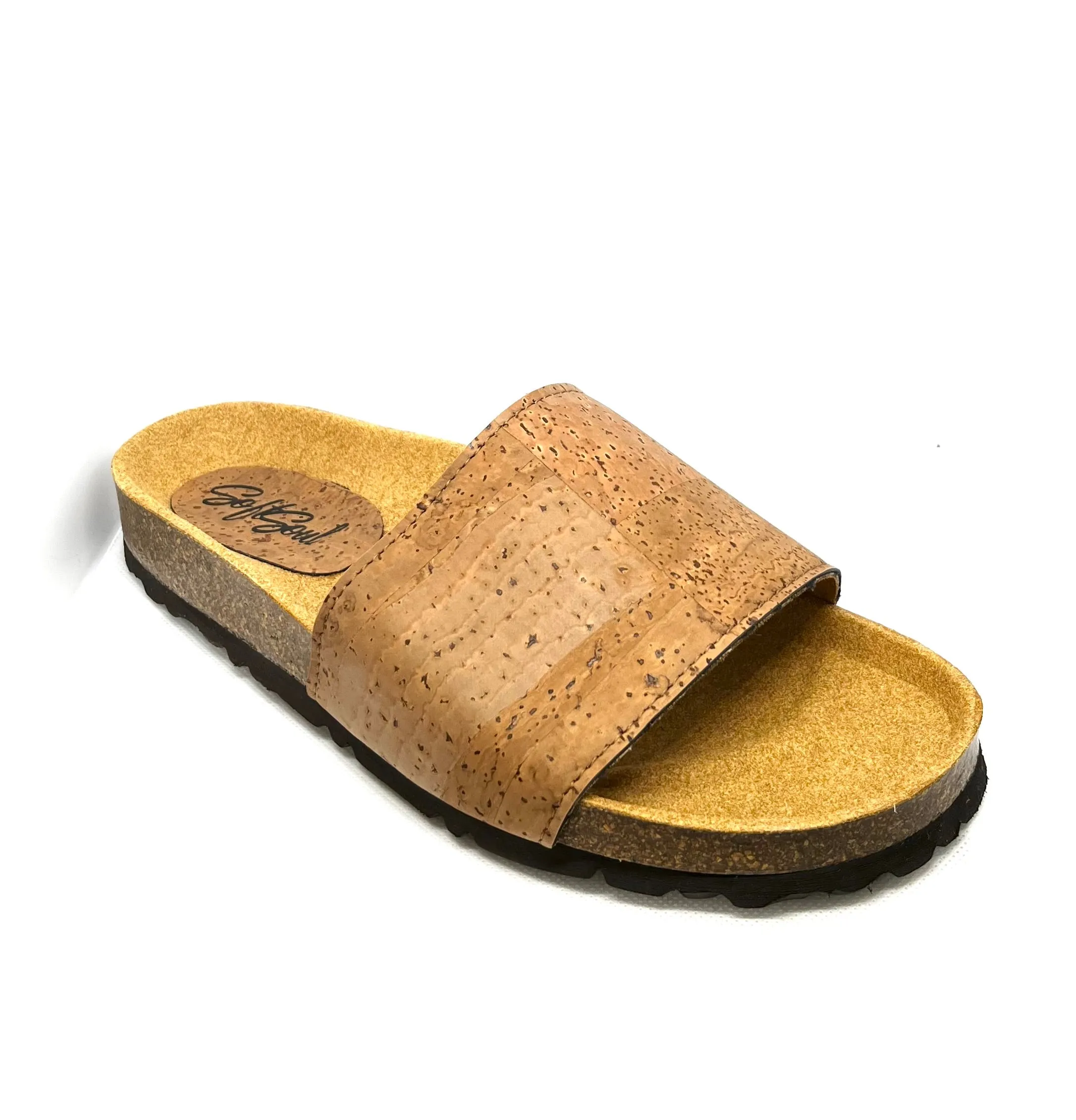 Celine Cork Slide - Light Brown