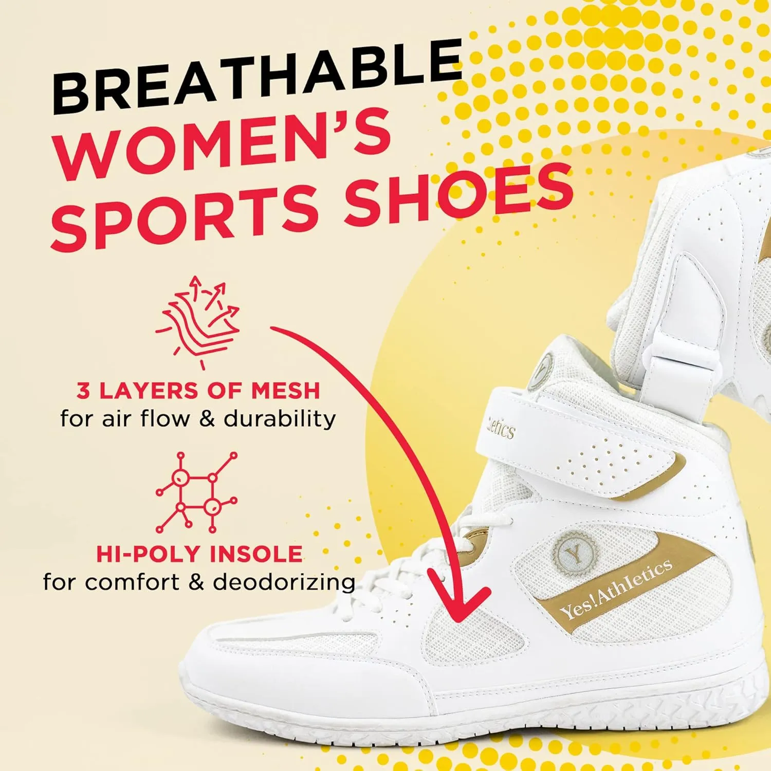 Champion1 Wrestling Shoes for Women and Girls - Lightweight, Durable Athletic Shoes for Boxing, Weightlifting, MMA, Kickboxing, Powerlifting and Gym Training