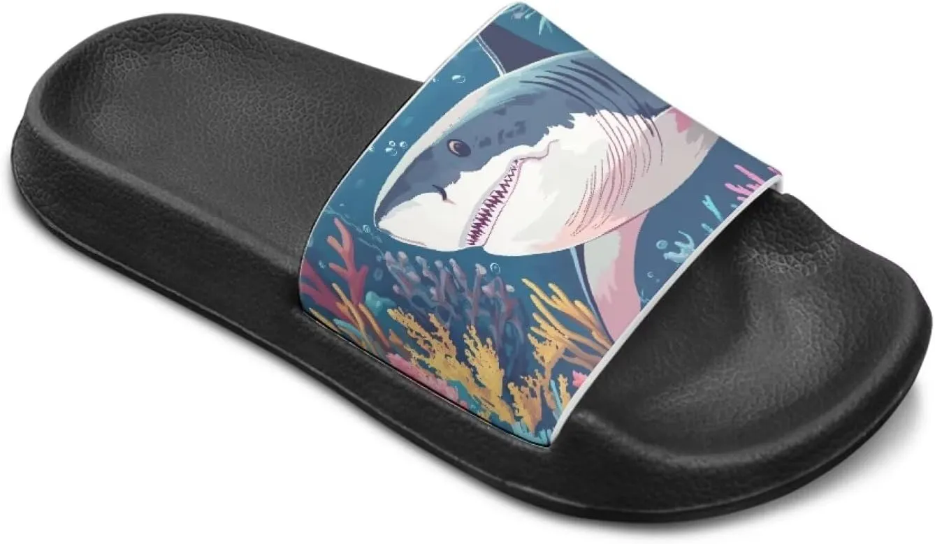 Children Slide Sandals Soft Anti-Skid Sandal Comfort Lightweight Slip On Summer Slippers for Beach Pool