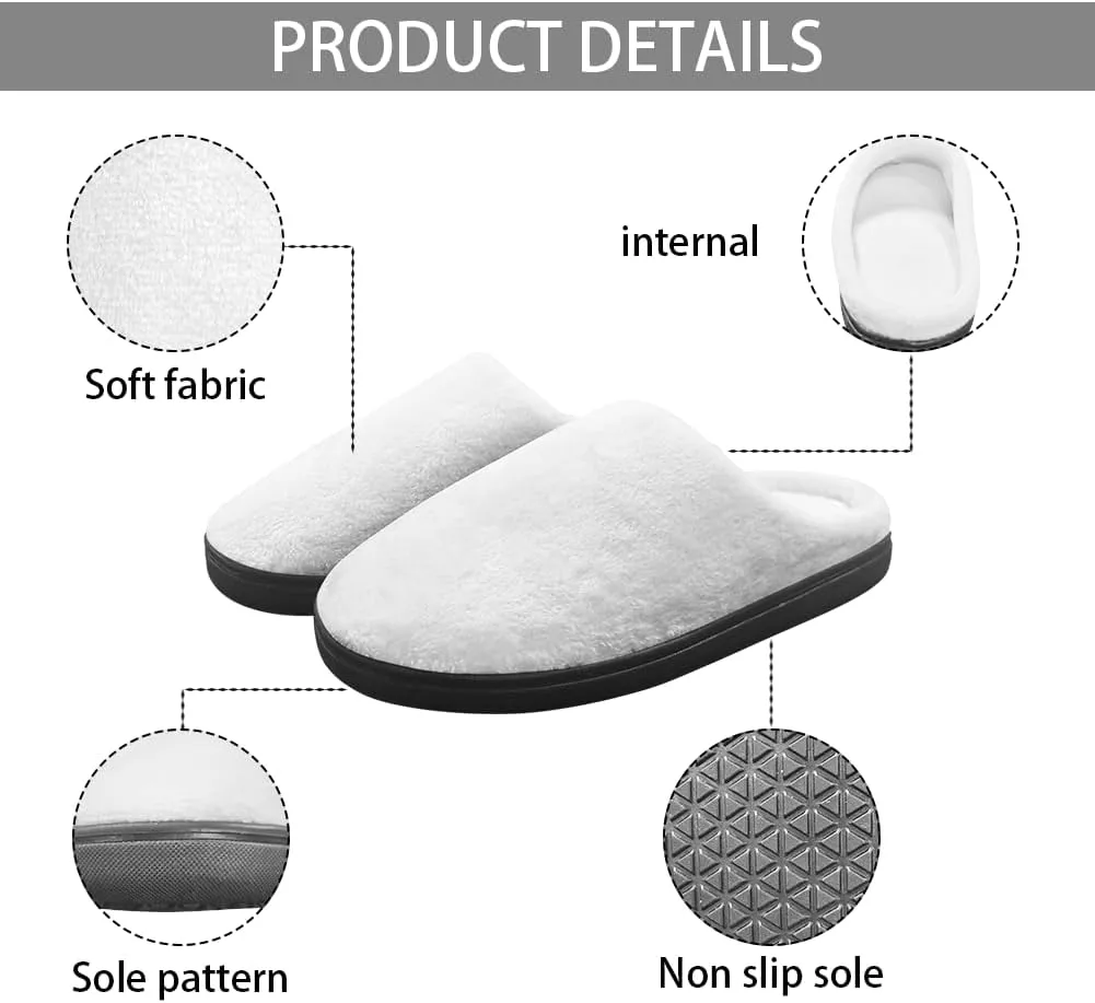 Children's Plush Slippers Fuzzy House Non-Slip Home Warm Slipper Indoor Soft Shoes with Slide-in for Winter Bedroom