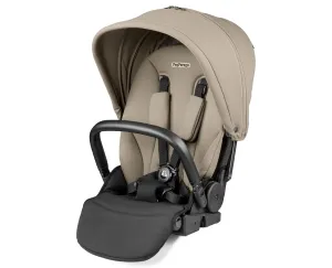 City Loop Full-Size Reversible Stroller seat-Holds up to 50 lbs-Vanilla Blend (Black & Cream)