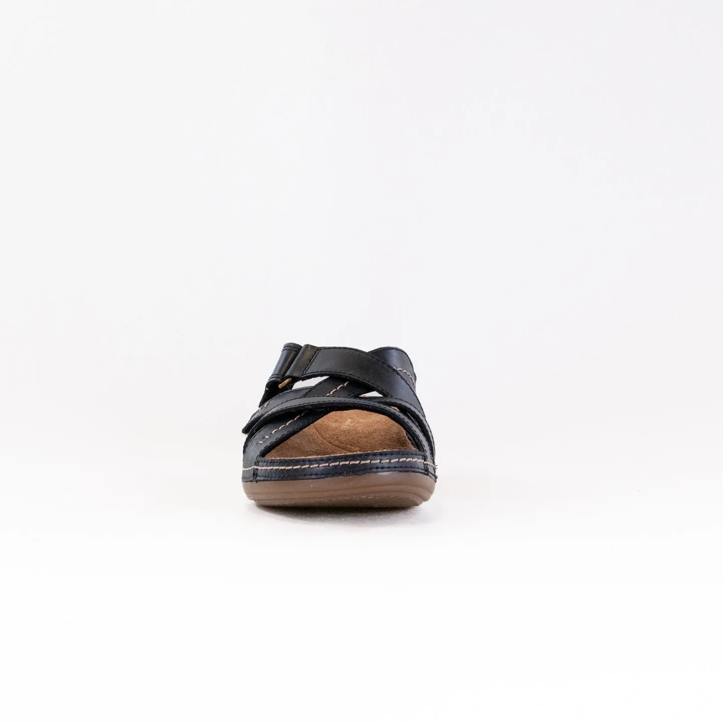 Clarks Cecily Slide (Women's) - Black Leather