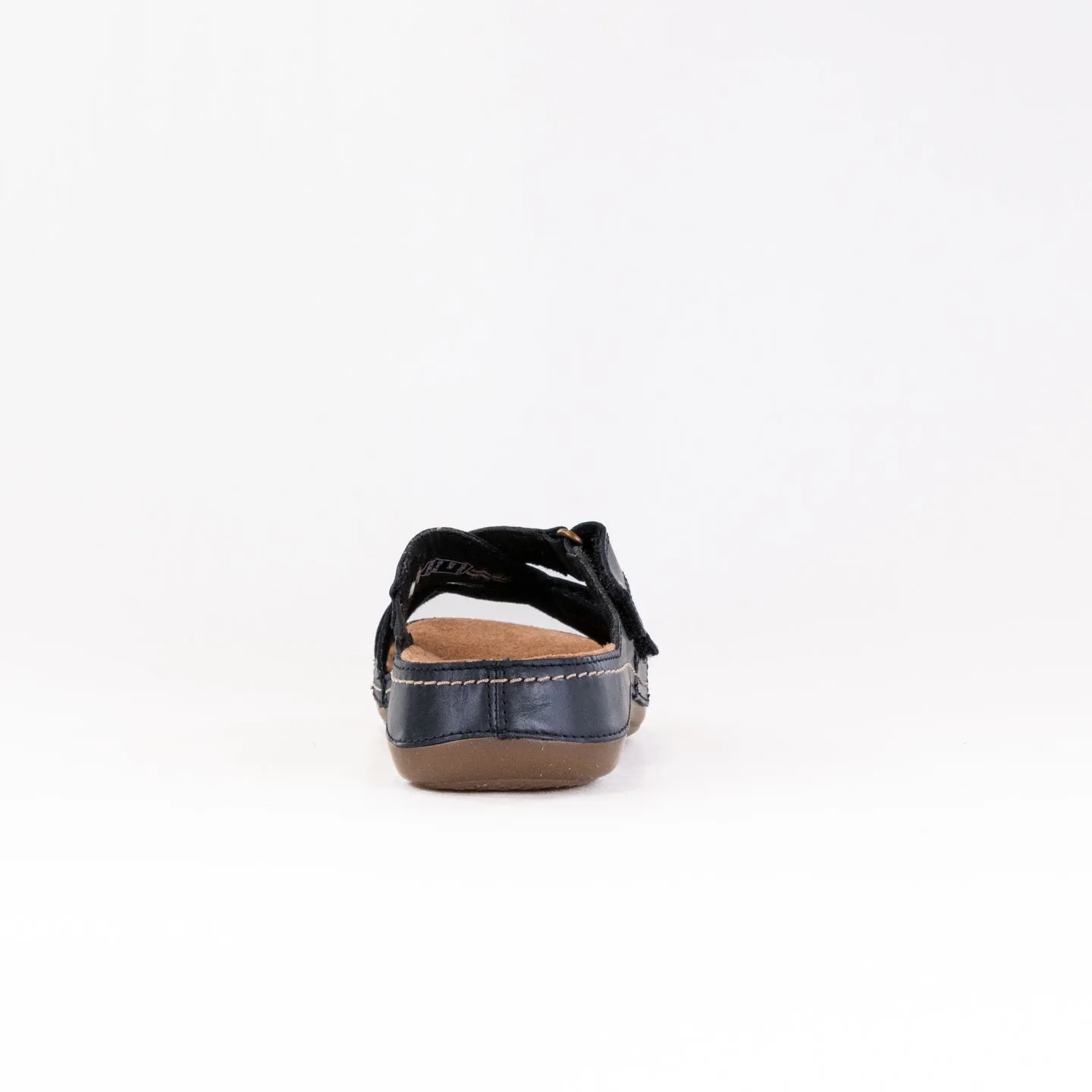 Clarks Cecily Slide (Women's) - Black Leather
