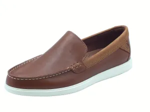 Clarks Men's Bratton Loafer, Dark Tan, 9.5 Men
