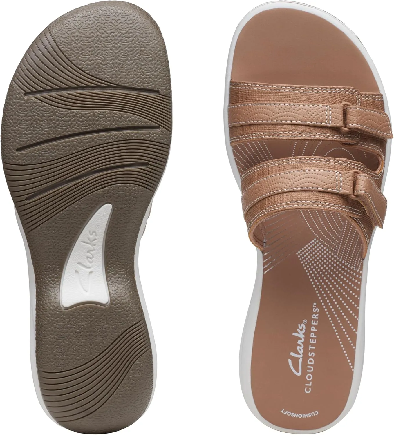 Clarks Women's Breeze Piper Slide Sandal