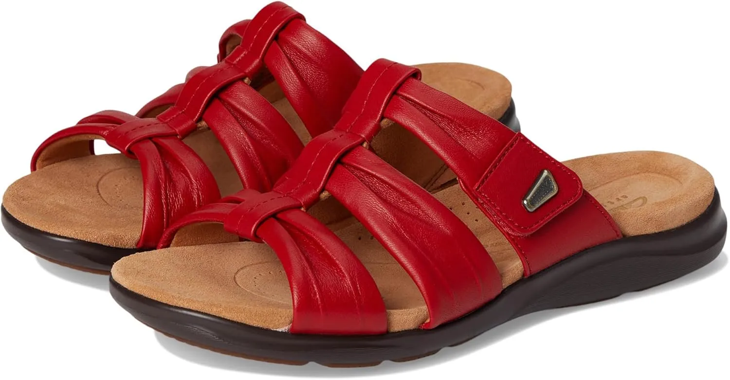 Clarks Women's Kitly Slide Flat Sandal