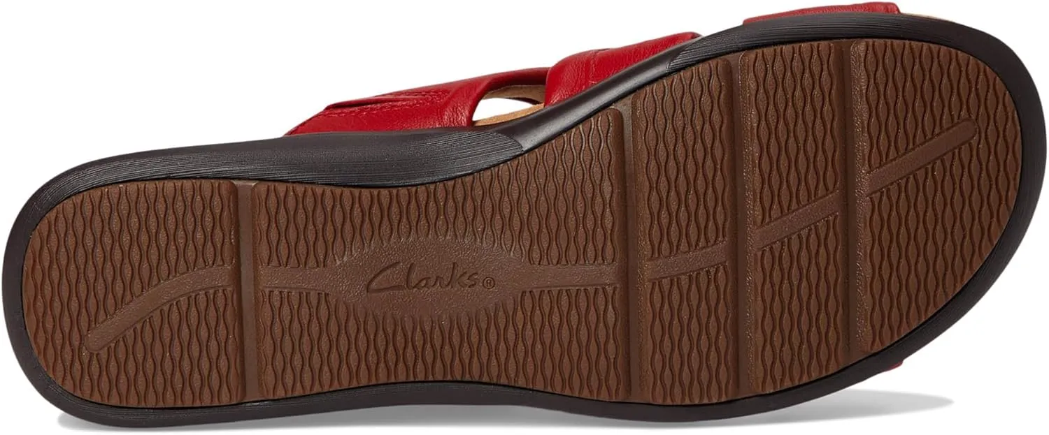 Clarks Women's Kitly Slide Flat Sandal