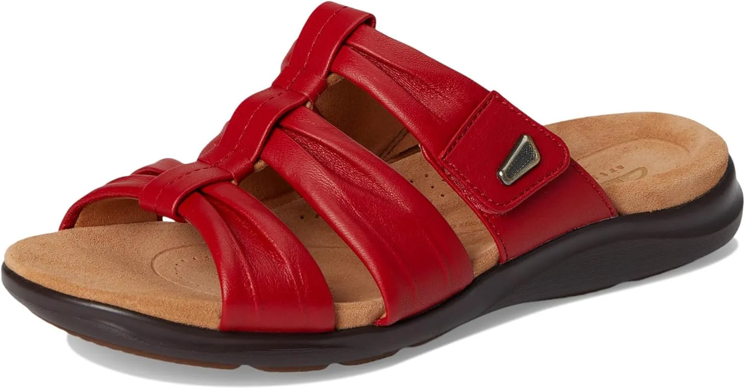 Clarks Women's Kitly Slide Flat Sandal