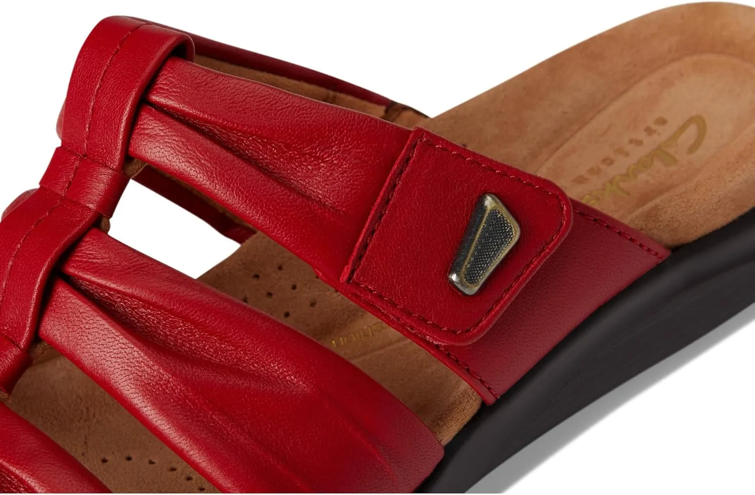Clarks Women's Kitly Slide Flat Sandal