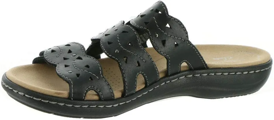 Clarks Womens Laurieann Echo Slip On Slide Sandals
