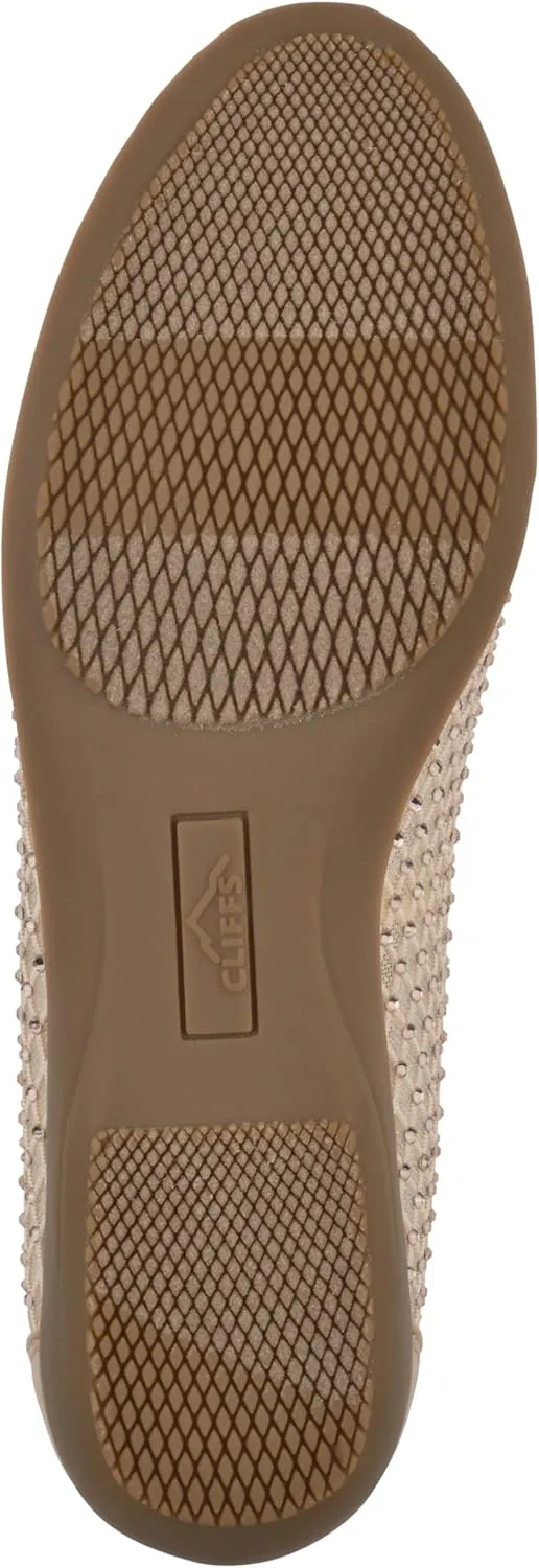 CLIFFS BY WHITE MOUNTAIN Women's Carlicia Cushioned Mesh Ballet Flat