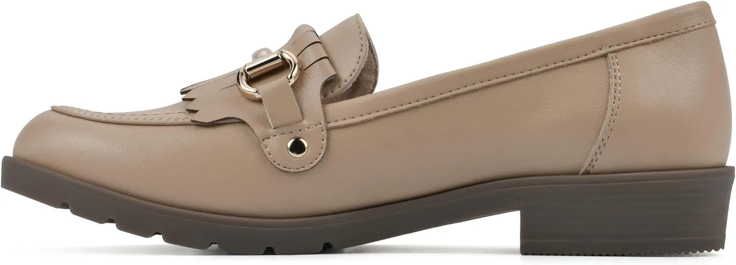 CLIFFS BY WHITE MOUNTAIN Women's Galeena Cushioned Loafer Flat