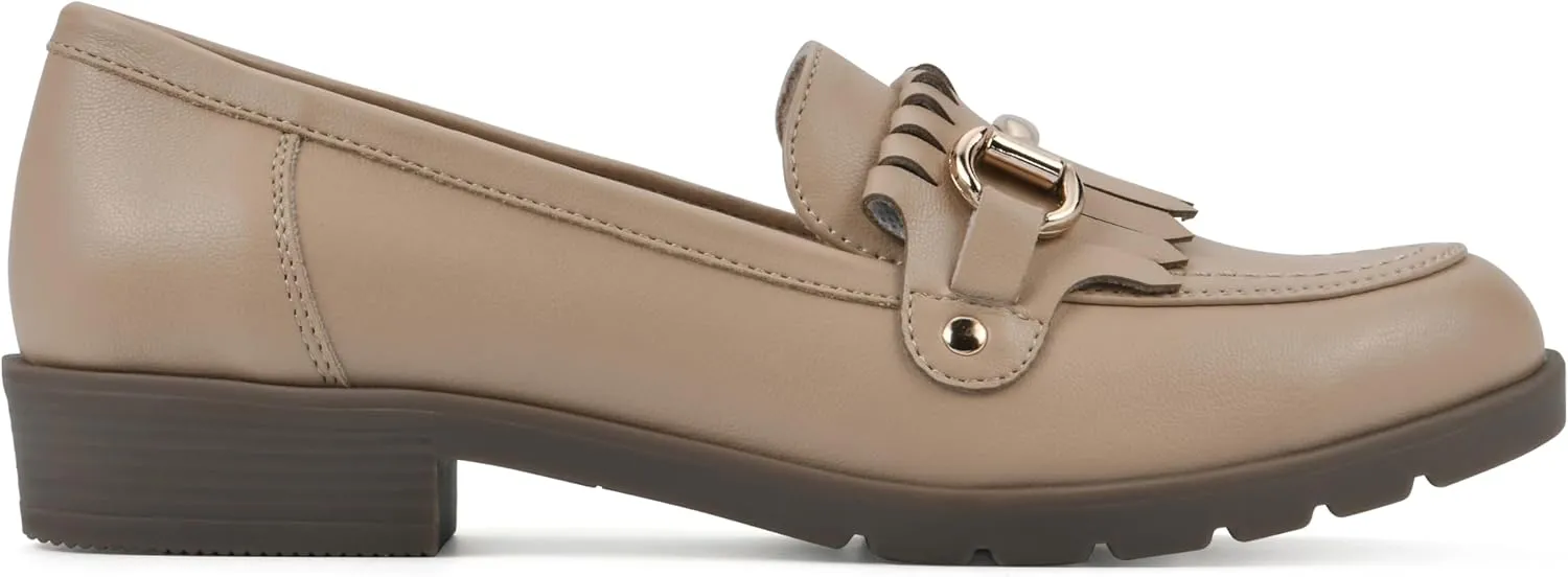 CLIFFS BY WHITE MOUNTAIN Women's Galeena Cushioned Loafer Flat