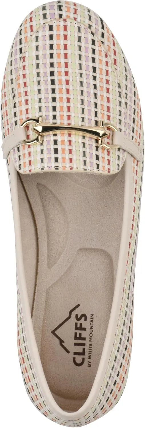 CLIFFS BY WHITE MOUNTAIN Women's Glowing Cushioned Loafer Flat