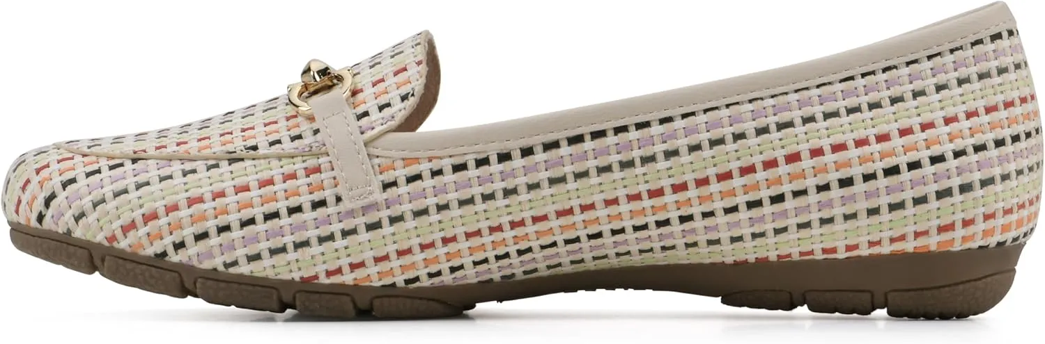 CLIFFS BY WHITE MOUNTAIN Women's Glowing Cushioned Loafer Flat
