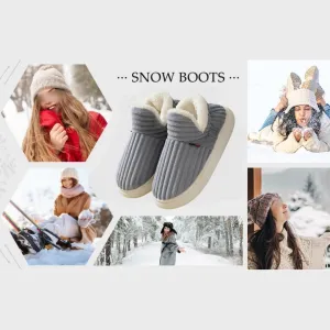 Cloud Slippers,The Cozy & Stylish Slipper,Pluffi Slipper Booties Sherpa Lined Soft Warm Fluffy Fuzzy Shoes