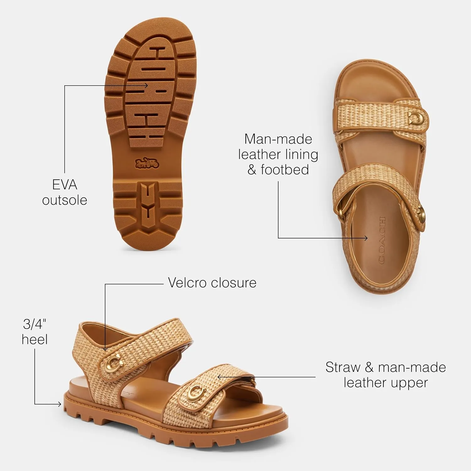 Coach Women's Brynn Sandal Slipper