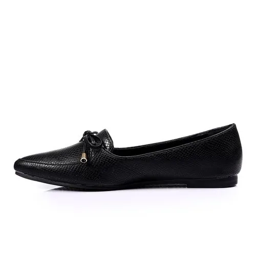 Comfortable Upper Bow Flat Shoes