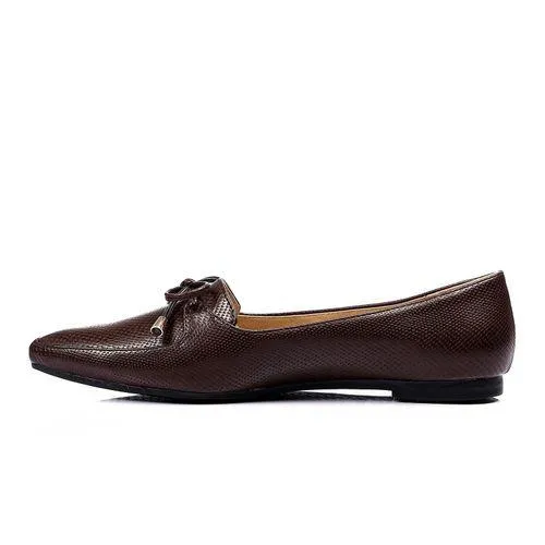 Comfortable Upper Bow Flat Shoes