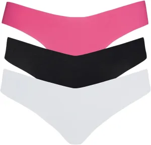 commando - Classic Solid Thong (3-pack) | Seamless No Show Thong | Comfortable, Lay-Flat Edges | Machine Washable