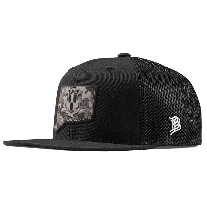 Connecticut Camo Flat Trucker